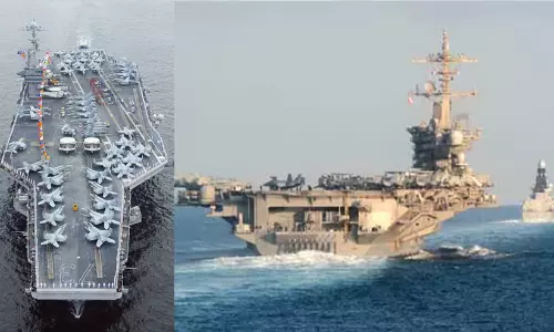 Sailors jump from US warship amid brutal Middle East deployment