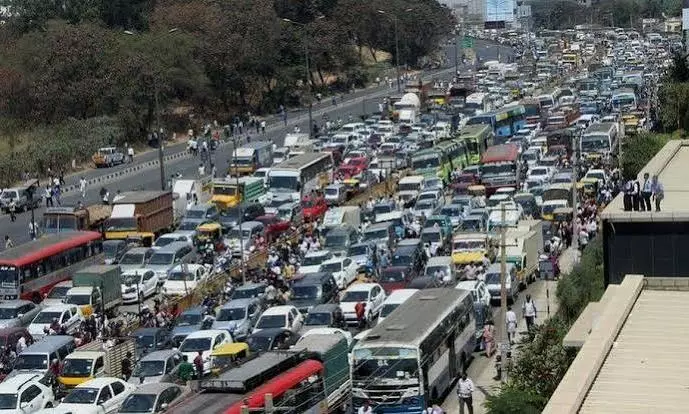 bangalore traffic jam bangalore traffic jam