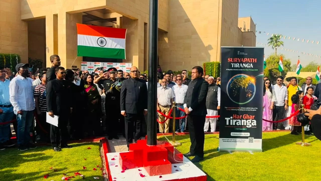 Indian Embassy in Riyadh celebrates 80th Independence Day Indian Embassy in Riyadh celebrates 80th Independence Day