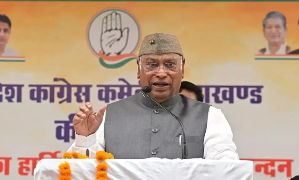 Kharge upset over silence of Congress leaders on Haldwani ritual Kharge upset over silence of Congress leaders on Haldwani ritual