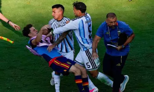 FIFA hands harsh bans to Argentina players after World Cup final brawl FIFA hands harsh bans to Argentina players after World Cup final brawl