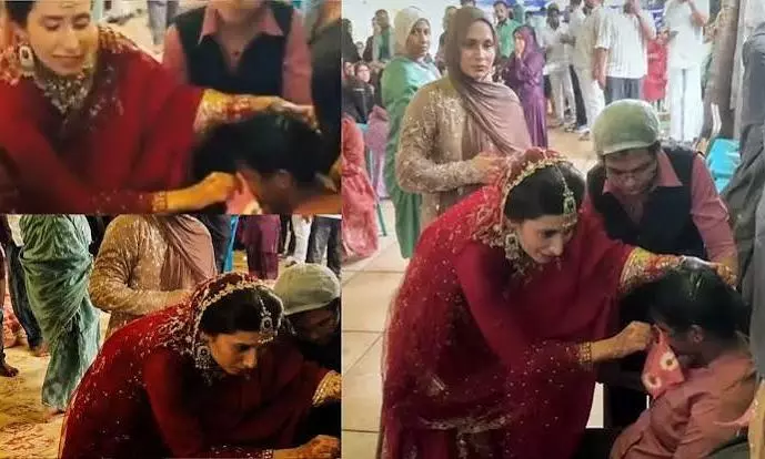 Kerala doctor pauses wedding ceremony to aid ill catering workers Kerala doctor pauses wedding ceremony to aid ill catering workers