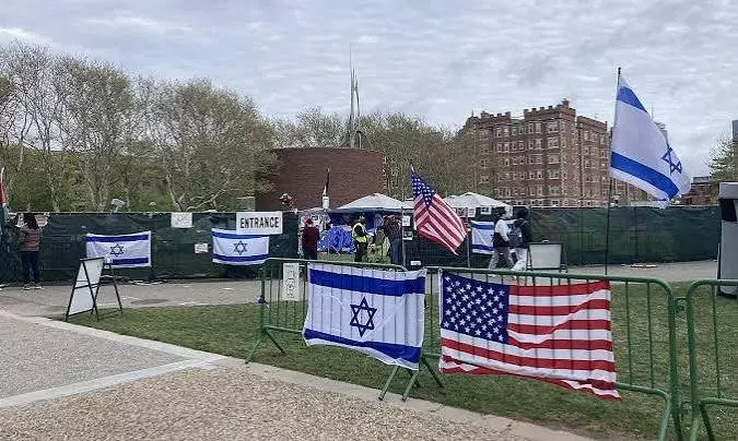 Israel, US Flags Israel, US Flags