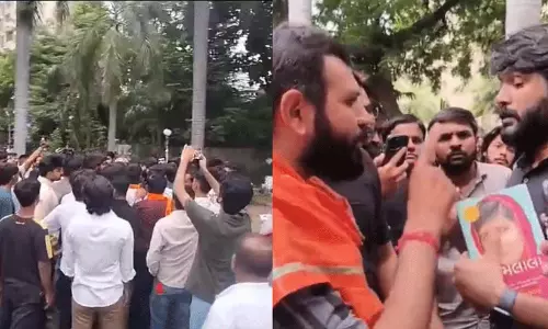 Bajrang Dal extremists attack students for reading Mala, Anne Frank Bajrang Dal extremists attack students for reading Mala, Anne Frank
