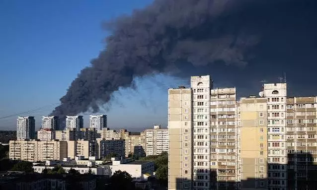 Russian attack near Kyiv kills at least 37, damages dozens of homes Russian attack near Kyiv kills at least 37, damages dozens of homes