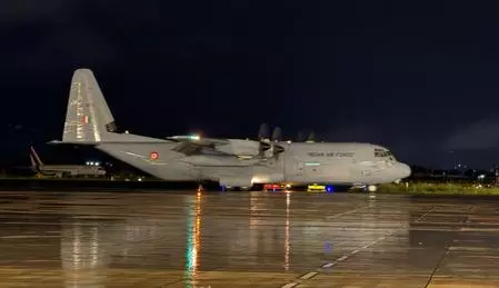 Nepal floods: 4th Indian flight touches down with relief supplies Nepal floods: 4th Indian flight touches down with relief supplies