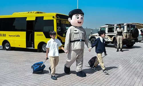 Back to school in Sharjah: Extra patrols aim to keep pupils safe and traffic moving