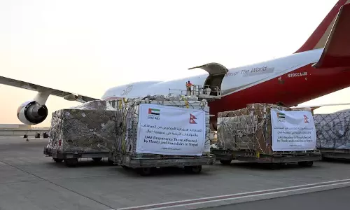UAE sends second aid flight to Nepal as flood death toll passes 1,000 UAE sends second aid flight to Nepal as flood death toll passes 1,000