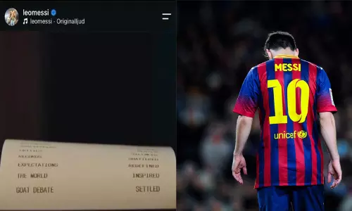 ‘GOAT DEBATE - SETTLED’: Messi declares sharing receipt ‘GOAT DEBATE - SETTLED’: Messi declares sharing receipt