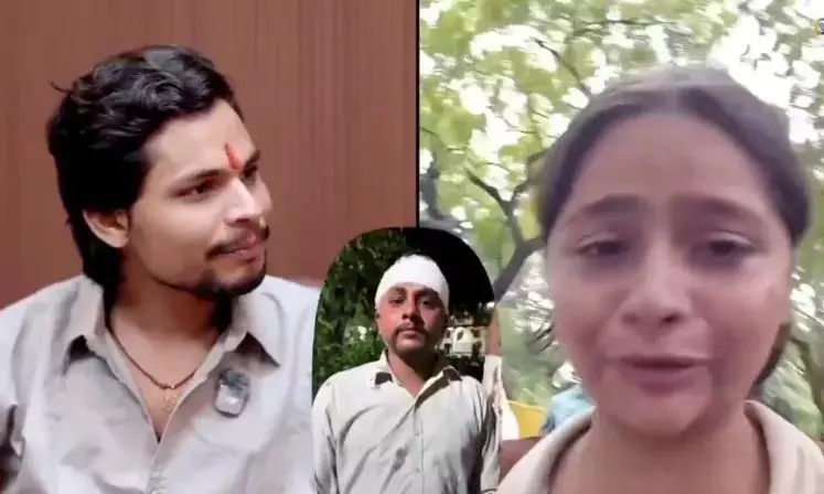 Hindutva man boasts with pride of cracking mans skull: FIR lodged following protest Hindutva man boasts with pride of cracking mans skull: FIR lodged following protest