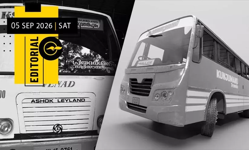 Keralas Priyadarshini service and private buses Keralas Priyadarshini service and private buses
