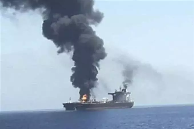 US missiles strike Iranian oil tanker near Kharg Island, no casualties US missiles strike Iranian oil tanker near Kharg Island, no casualties