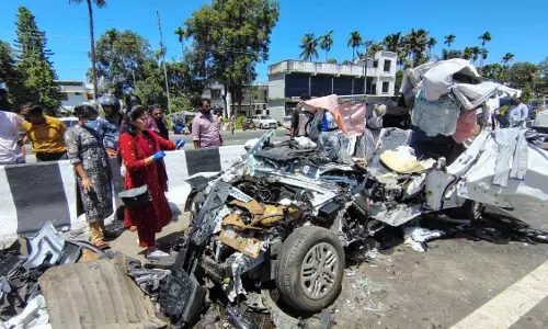 8 TN engineering students killed as car rams parked lorry on NH-66 in Thrissur
