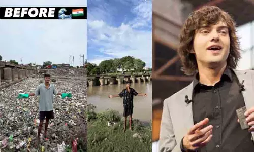 Cleaned river alone: Madhya Pradesh youth gets Dutch CEO’s job offer Cleaned river alone: Madhya Pradesh youth gets Dutch CEO’s job offer
