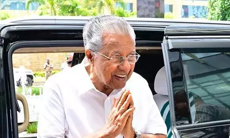ED brings PMLA into attack on officials at Vijayan home, intensifies pressure on CPI(M) ED brings PMLA into attack on officials at Vijayan home, intensifies pressure on CPI(M)