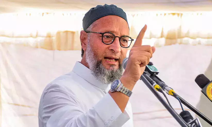 Owaisi calls on PM Modi to ban goods from Israeli settlements Owaisi calls on PM Modi to ban goods from Israeli settlements