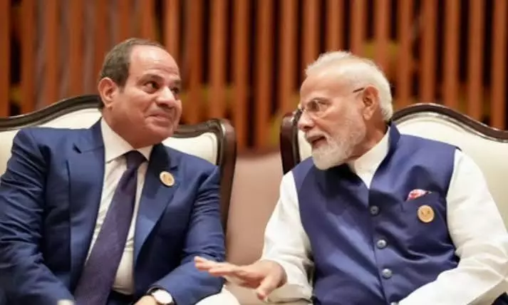 El-Sisi, PM Modi El-Sisi, PM Modi