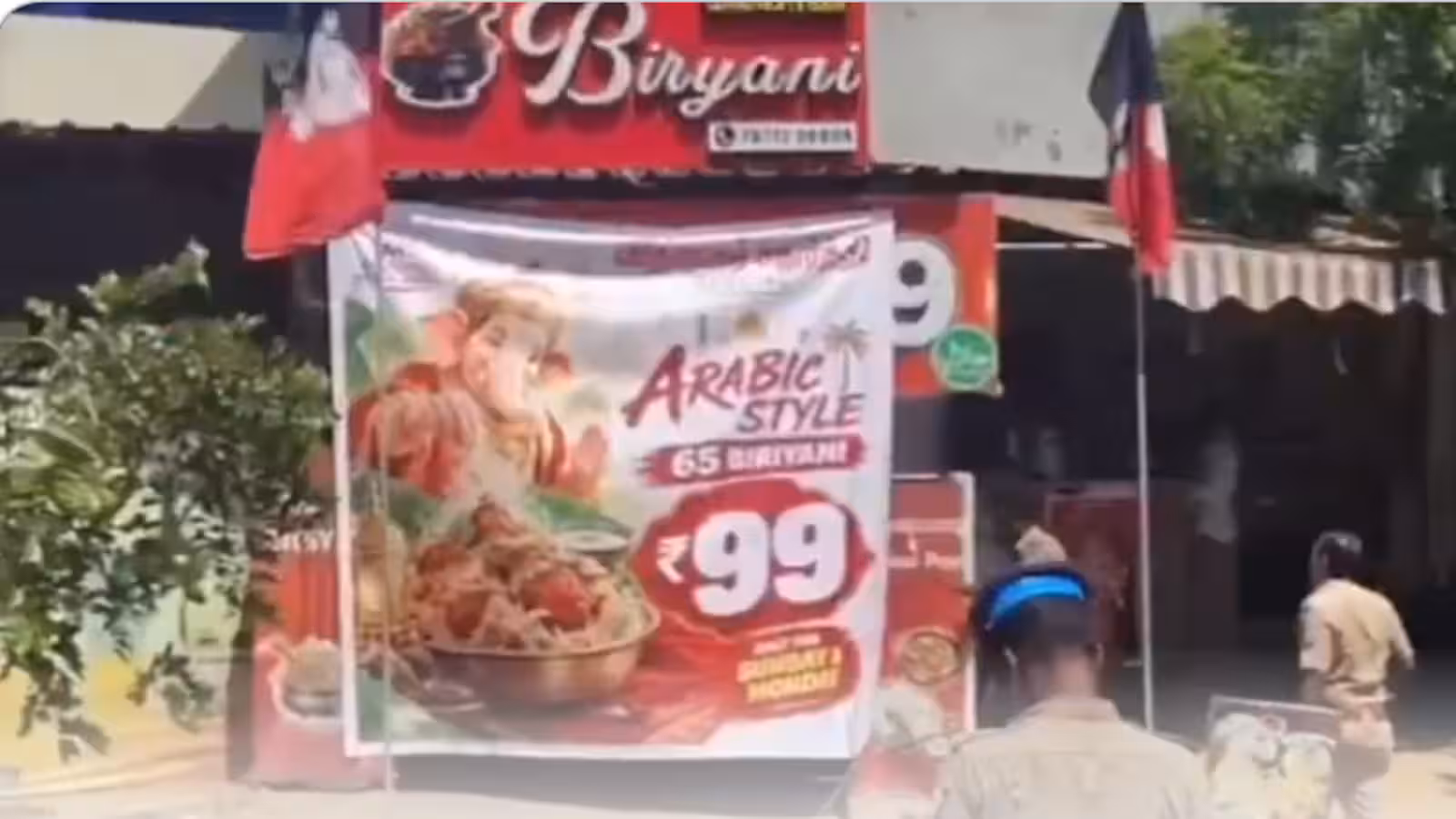 ‘Ganesha cooking biryani’ banner sparks outrage in TN, owner arrested
