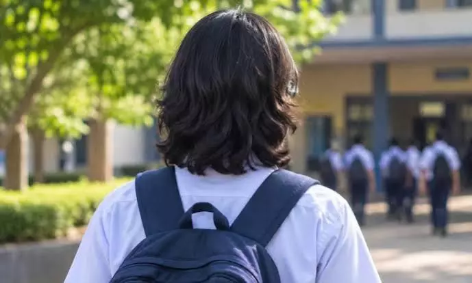 students with long hair students with long hair