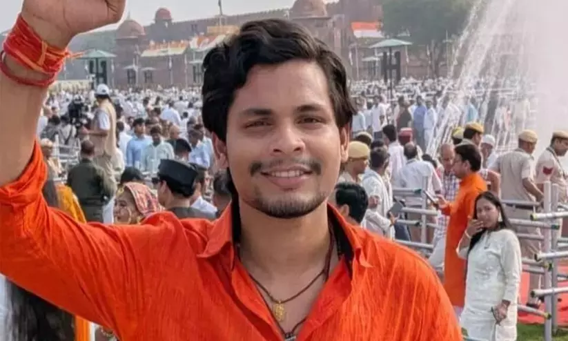 Hindutva man Bhardwaj flouts bail terms; challenges Bhim Army chief