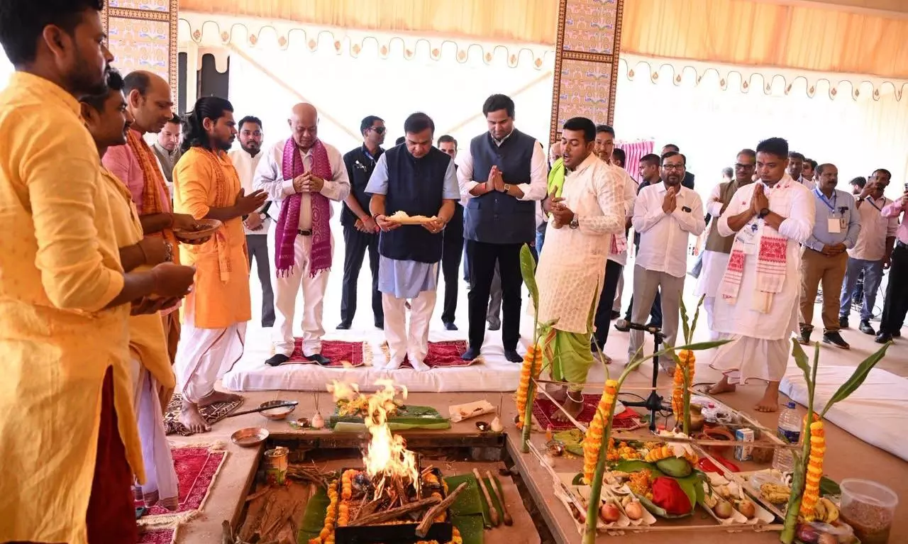 1,400 Muslim families removed as CM Sarma lays foundation for Adani thermal plant 1,400 Muslim families removed as CM Sarma lays foundation for Adani thermal plant