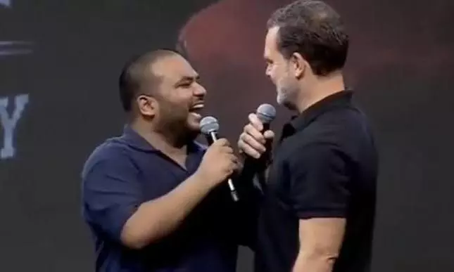 Comedian Pulkit Mani cancels UP shows after threats following event with Rahul Gandhi Comedian Pulkit Mani cancels UP shows after threats following event with Rahul Gandhi