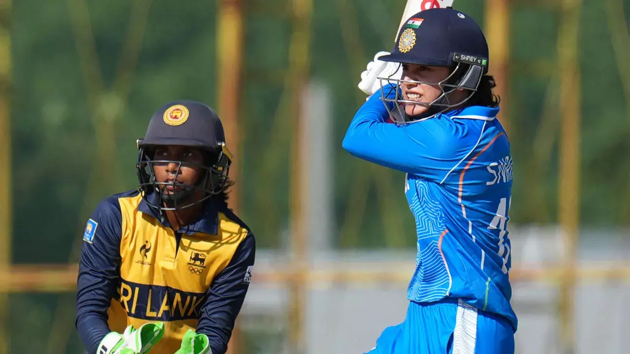 Asian Games: Mandhana, Richa power India to record 216/3 in final Asian Games: Mandhana, Richa power India to record 216/3 in final