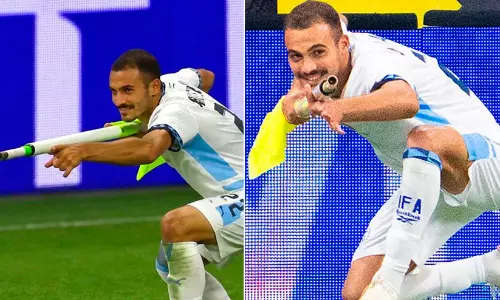 Israel footballer’s gunfire gesture goal celebration; gets red card Israel footballer’s gunfire gesture goal celebration; gets red card