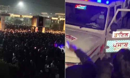 ‘Ghost’ triggers clash, protests at Chitkara University in Punjab ‘Ghost’ triggers clash, protests at Chitkara University in Punjab