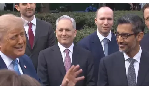 Trump calls Sundar Pichai a ‘monster’; Google CEO smiles it off after White House AI meet