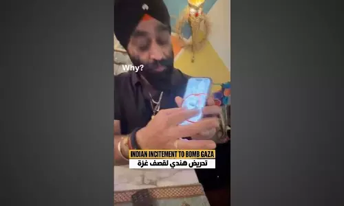 Indian man asks Netanyahu, Why is this Gaza building still standing?