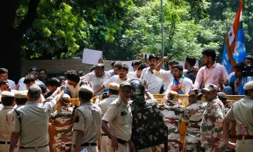 Delhi Police denies protest permission as section 163 continues in New Delhi Delhi Police denies protest permission as section 163 continues in New Delhi