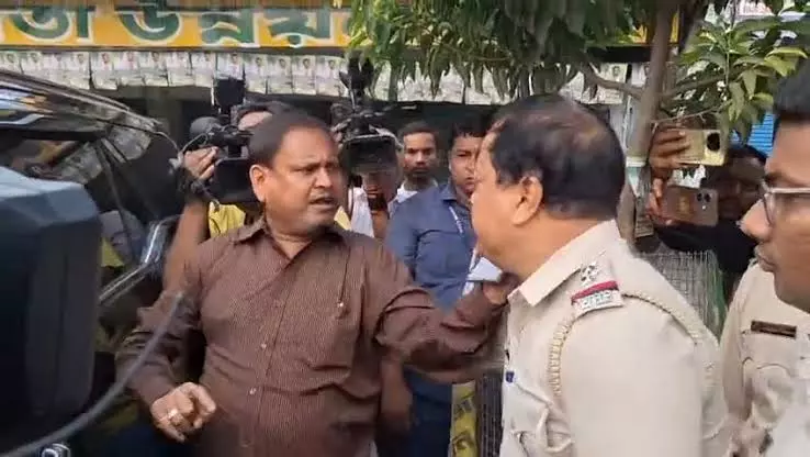 Bengal bypolls: Humayun Kabir arrested after clash with police at polling booth Bengal bypolls: Humayun Kabir arrested after clash with police at polling booth