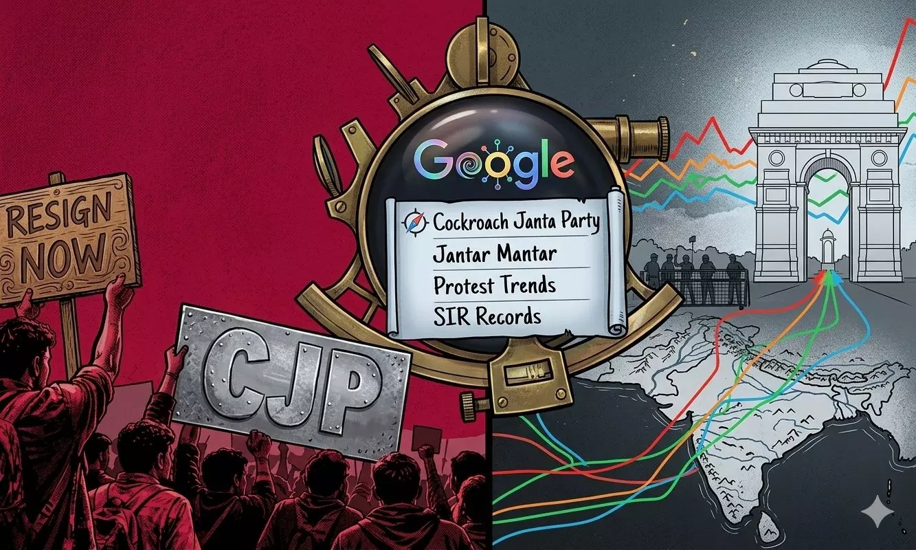 Jantar Mantar 2.0: CJP emerges as a Google search trend Jantar Mantar 2.0: CJP emerges as a Google search trend