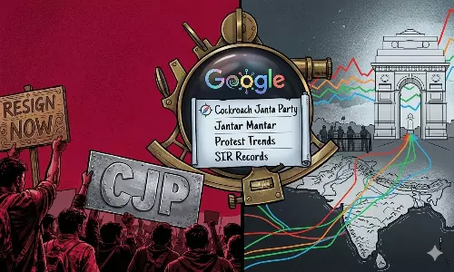 Jantar Mantar 2.0: CJP emerges as a Google search trend Jantar Mantar 2.0: CJP emerges as a Google search trend