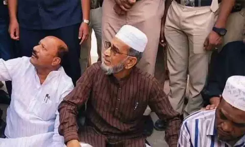 Demolition of Hyderabad masjid triggers protest; AIMIM MLA detained