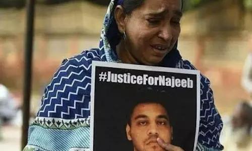 No trace of Najeeb ten years after he was beaten by Hindutva right-wing ABVP members at JNU No trace of Najeeb ten years after he was beaten by Hindutva right-wing ABVP members at JNU