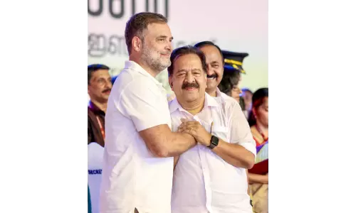 Sreelekha should withdraw remarks against Rahul Gandhi, apologise: Chennithala Sreelekha should withdraw remarks against Rahul Gandhi, apologise: Chennithala