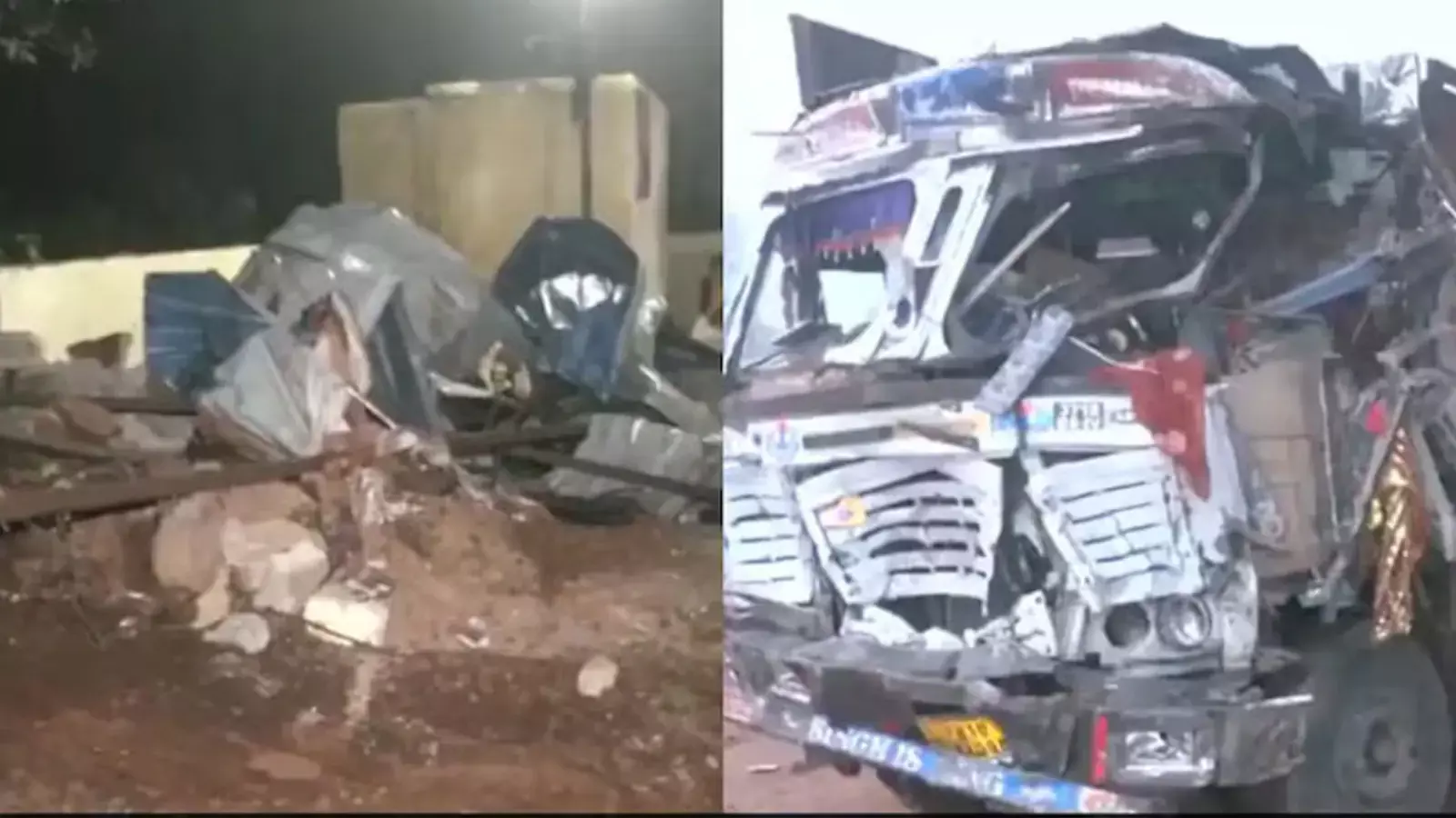 14 killed, 27 injured as truck rams shops near temple in MP 14 killed, 27 injured as truck rams shops near temple in MP