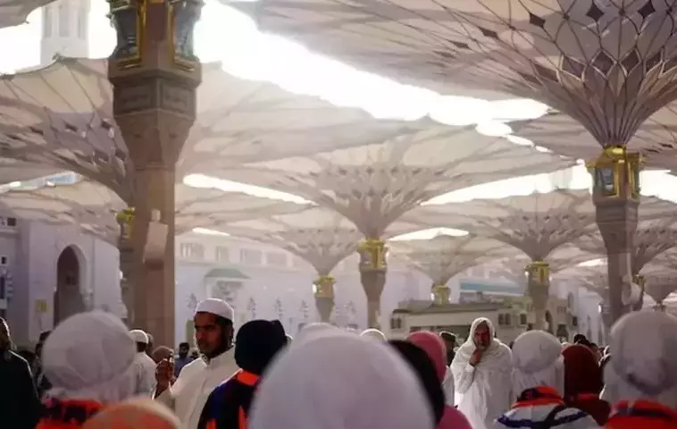 Prophet’s Mosque receives 21.6 million visitors in September Prophet’s Mosque receives 21.6 million visitors in September