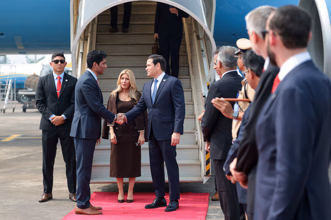 US Secretary of State Marco Rubio arrives in Mumbai for official visit US Secretary of State Marco Rubio arrives in Mumbai for official visit