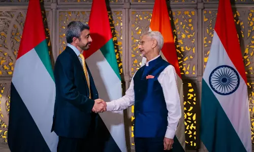 Sheikh Abdullah discusses UAE-India energy ties with Indian Foreign Minister