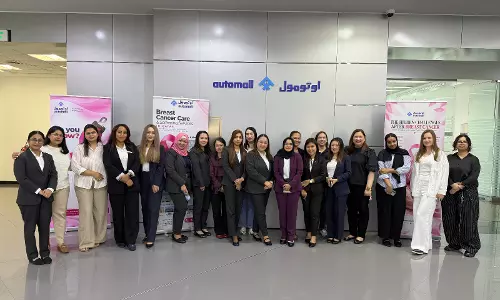 Automall holds breast cancer awareness session, staff health checks in Doha