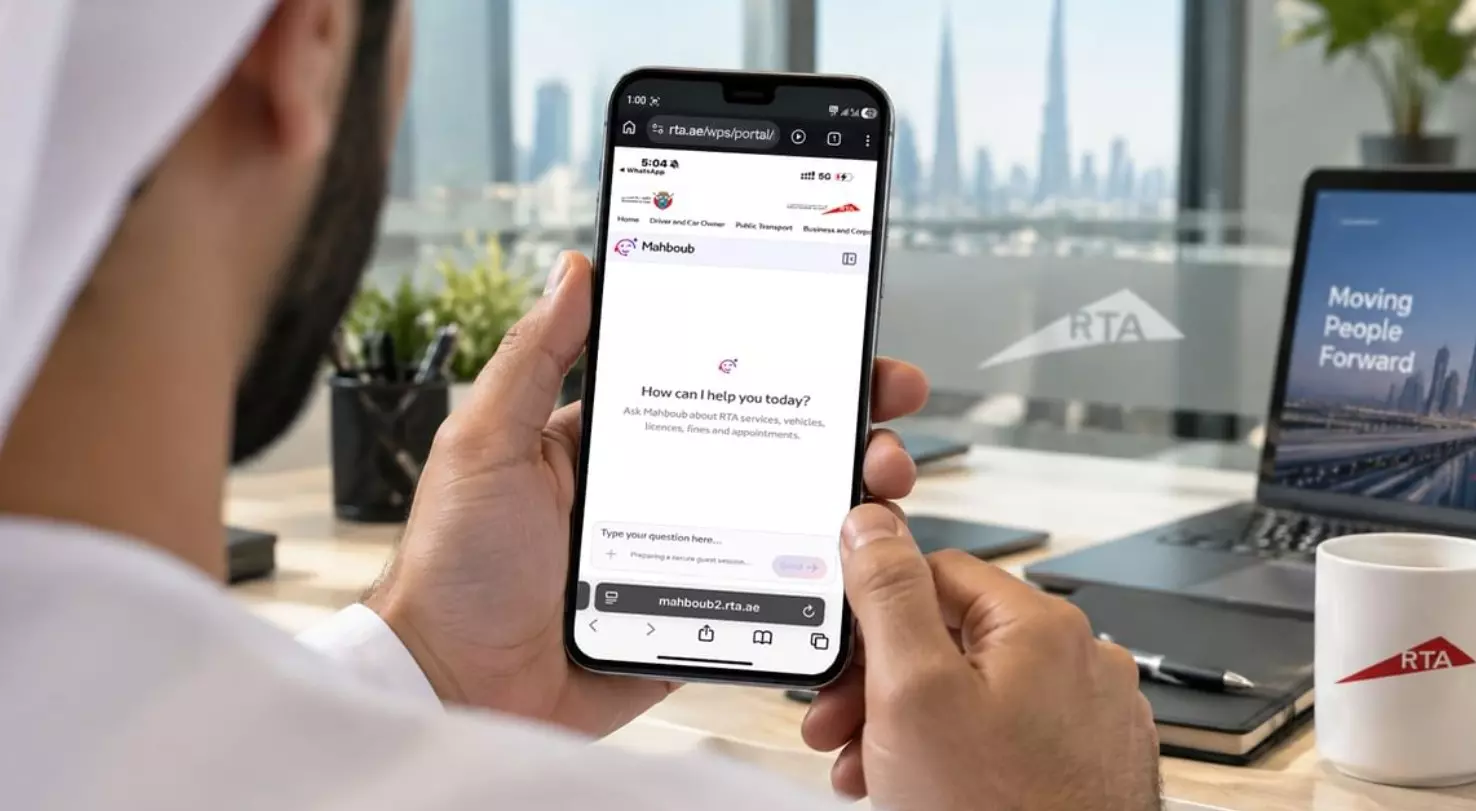 Dubai RTA’s Mahboub to handle fines, car registration renewals in one chat Dubai RTA’s Mahboub to handle fines, car registration renewals in one chat