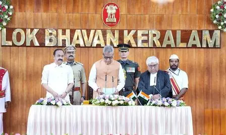 Om Prakash Mathur assumes office as 29th Governor of Kerala Om Prakash Mathur assumes office as 29th Governor of Kerala