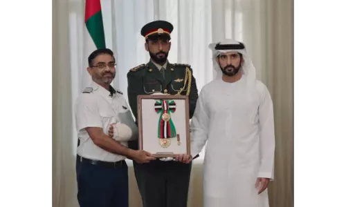 Indian pilot Captain Smit Machchhar receives UAE’s top honour for bravery in flight emergency Indian pilot Captain Smit Machchhar receives UAE’s top honour for bravery in flight emergency