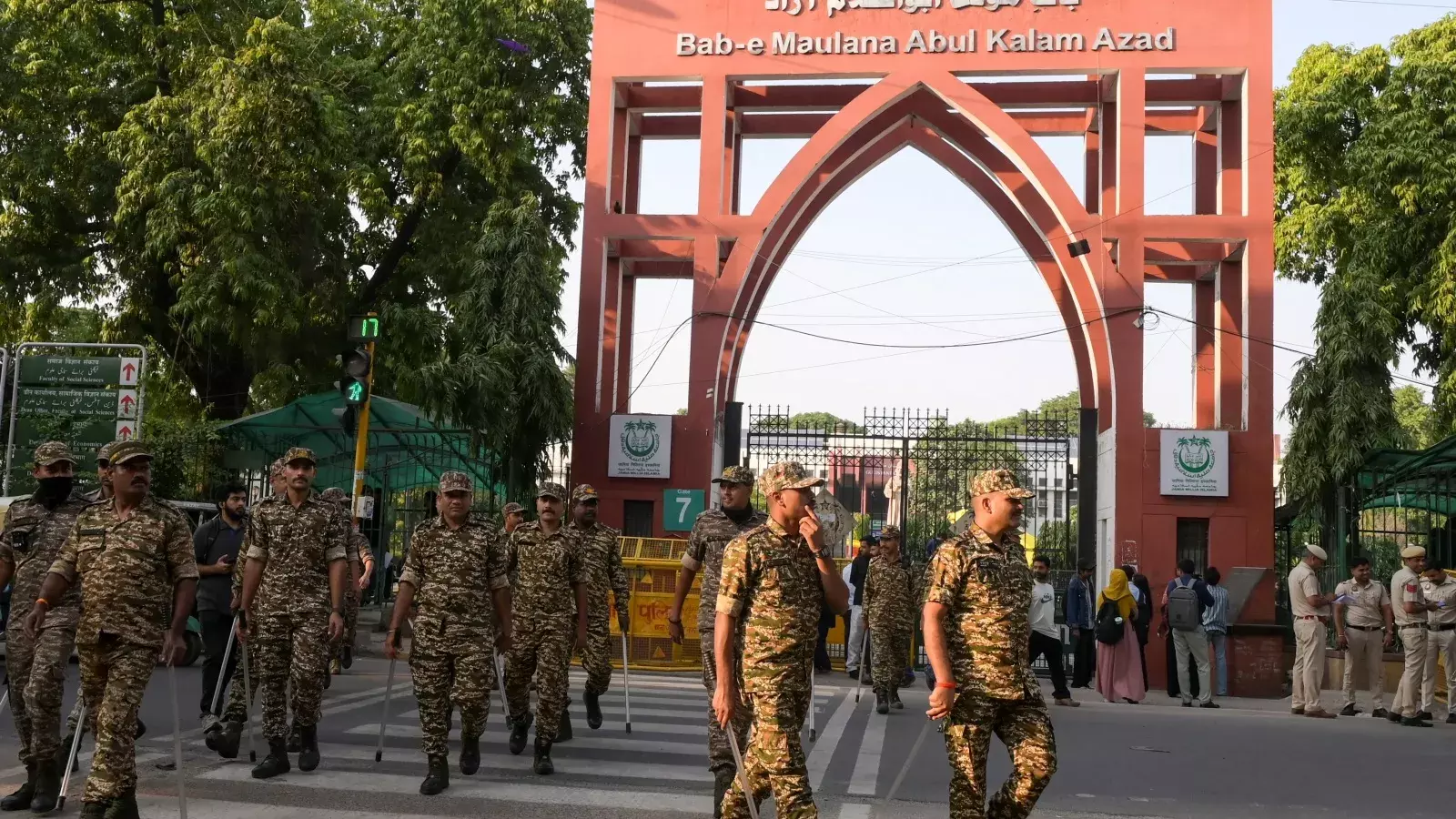 Jamia condemns campus vandalism by masked protesters, raises safety concerns